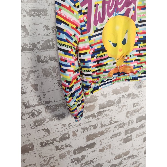 Looney Tunes‎ Members Only Tweety Bird Jacket Collaboration Size Large Colorful - Picture 6 of 16